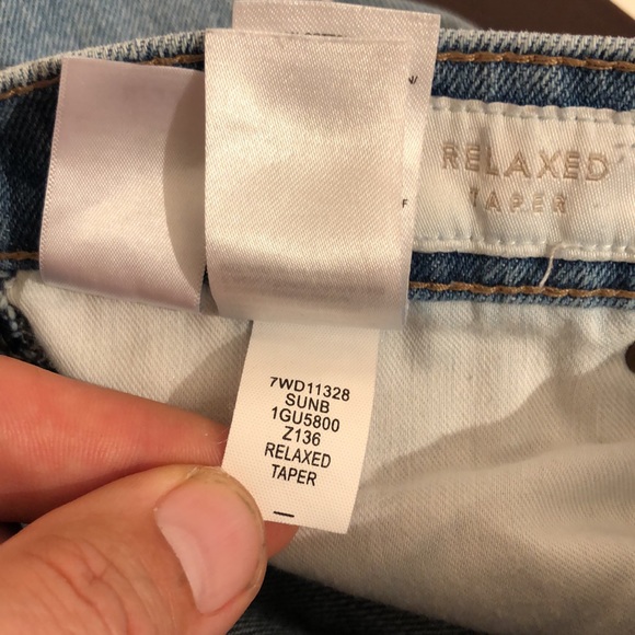 Lucky Brand Relaxed Tapered Stripe Mom Jeans, size 4/27 - Picture 8 of 13